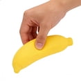 thumbnail image 6 of STPToys Realistic Banana Soft Squeeze Anxiety Relief Decor Yellow Artificial Banana Decompression Squeeze Gift, 6 of 7