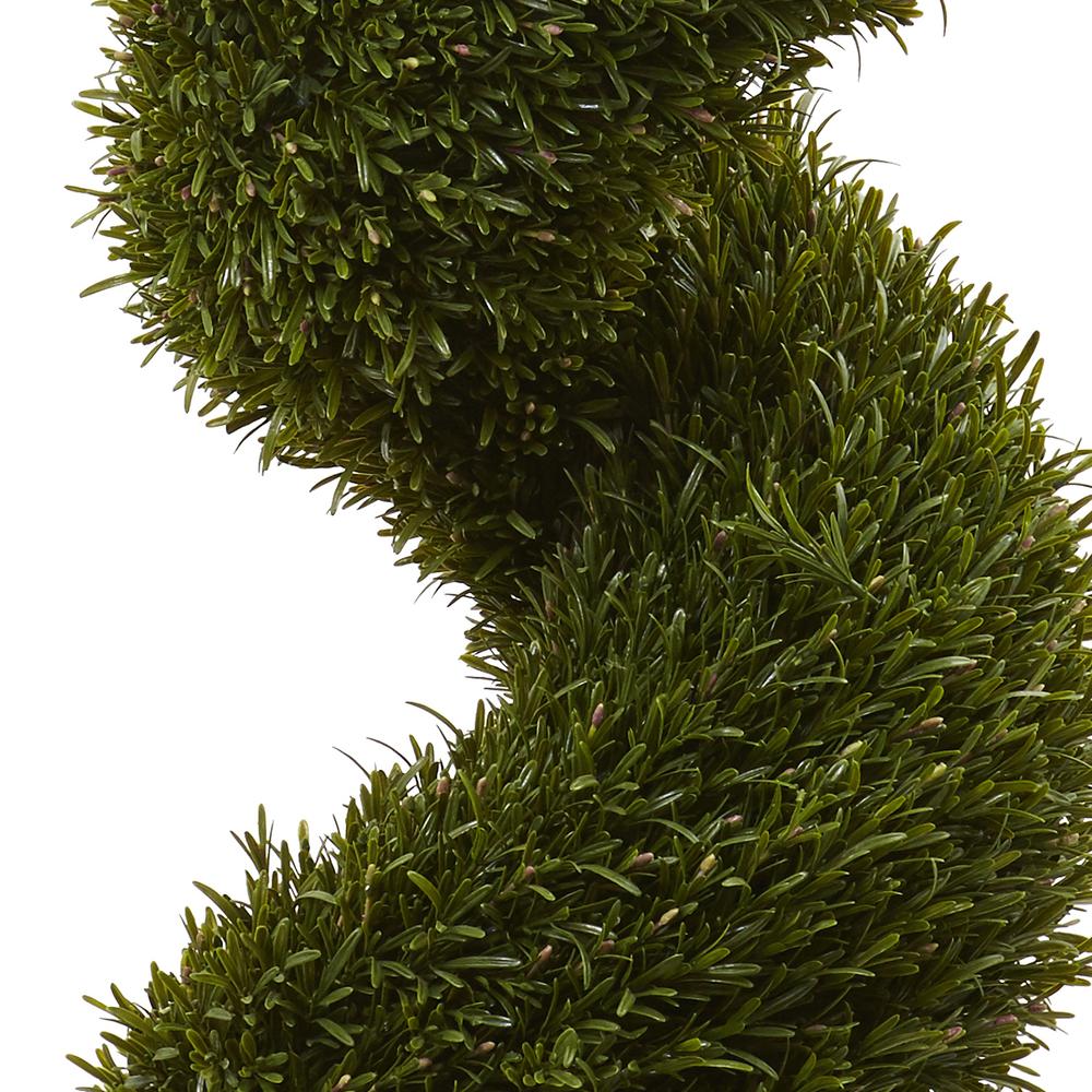 Nearly Natural Home Decor 6' Rosemary Spiral Tree (Indoor - Outdoor)