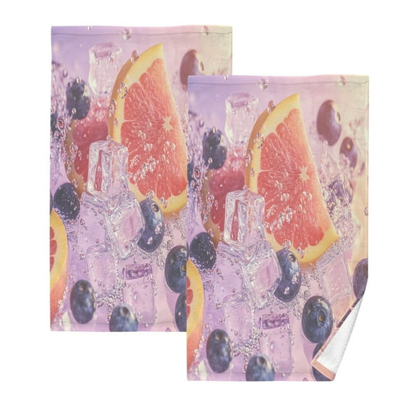 BZSMCE Face Towel Hand Towel Bath Towel Cotton Bath Towel Sets Hand Bath Towels Fashion Citrus Cascade Pattern