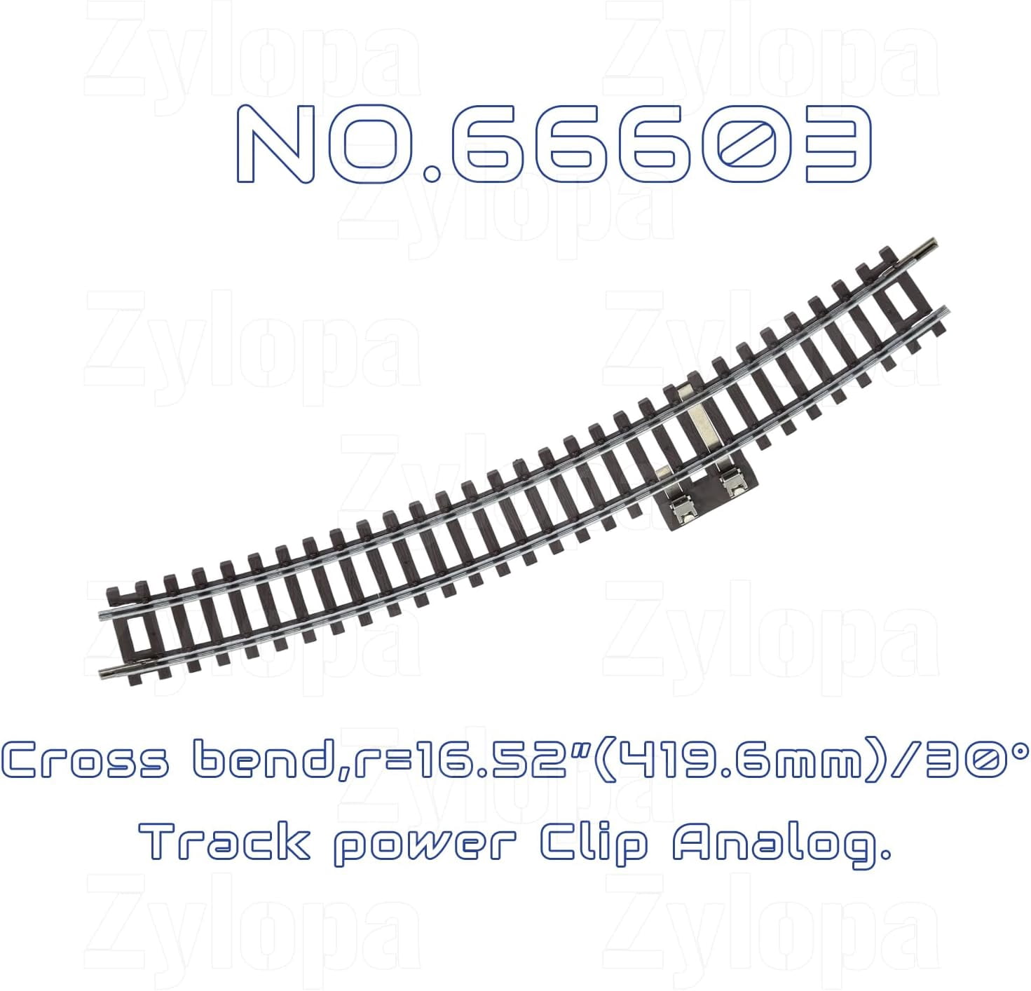 HO Scale Nickel Silver Track with Wood Ties – Set of 4 Realistic Model Railroad Tracks-R3-1 66603