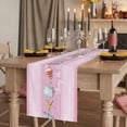 thumbnail image 2 of Table Runners 90 Inches Long Dress Scarves, Pink Summer Coastal Farmhouse Coffee/Dining/Kitchen Table Runner for Living Room, Modern Ocean Waves Starfish Shell 13x90 Inch, 2 of 9