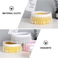 thumbnail image 3 of Nestingho 1Ud Organizador De Amarillo De Tela Resistente Con Y Borlas, 3 of 8