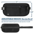 thumbnail image 5 of Invisible Anti-Theft Travel Waist Bag Multifunctional Phone Wallet  RFID Blocking Card Holder Outdoor Sports Jogging Waist Bag, 5 of 8