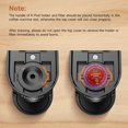 thumbnail image 2 of Horavie Small Single Serve Coffee Maker, Fast Brew One Cup Coffee Machine for K Cup and Grounds, 6 to 12 oz. Brew Sizes, Capsule Coffee Machine with Desca, 2 of 8