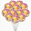 PMU Happy Easter Basket and Bunny 18 Inch Mylar Foil Balloon Pkg/25