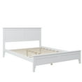 thumbnail image 6 of Modern White Solid Wood Full Platform Bed, 6 of 7