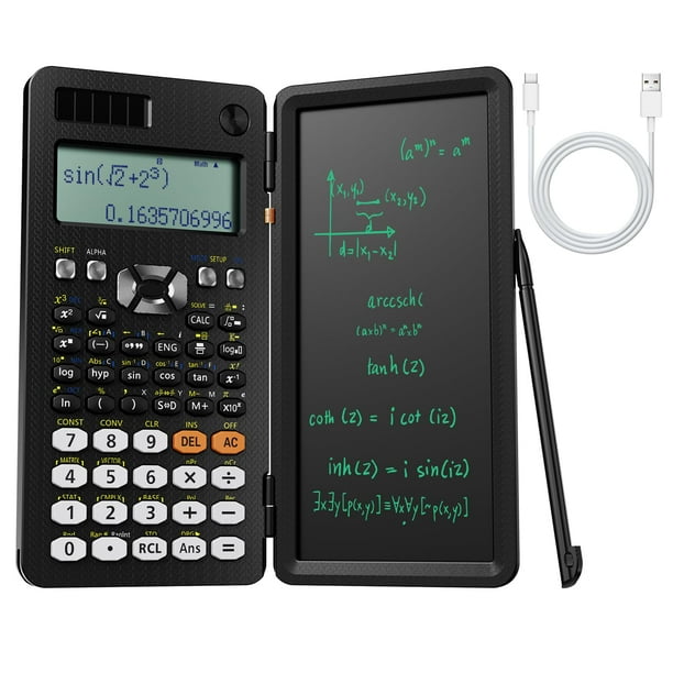 Calculadora científica NEWYES 991ES MAX recargable con bloc de notas