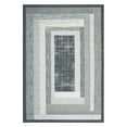 thumbnail image 2 of ZACOO 9' x 12' Large Area Rug for Living Room Bedroom Home Decor Machine Washable Rug Non-Slip Low Pile Rug Modern Soft Faux Wool Rug, Grey, 2 of 8