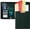 Green, variant on Leather Clipboard with Storage, Zippered Padfolio Portfolio Organizer, 3 Ring Binder 1 Inch, Notepad, Tablet Sleeve, 5 Dividers with Pocket for Office, , Students, Teachers Black