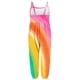 thumbnail image 4 of Odeerbi 1-6 Años Niñas Traje de Verano Arco Iris Camisola Romper Casual Respirable Comfortable Overalls Correa Bib Pantalones En General Traje de Juego, 4 of 5