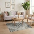 thumbnail image 3 of ODIKA 4'x6' Washable Area Rug Distressed Abstract Inspired Boneless Couch Print Spotted Cow Playful Expressive for Bedroom, Reading Nook, Pet Friendly & Non-Shedding, 3 of 7