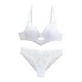 thumbnail image 2 of BILIKEYU Women's Underwire Lace Bras Pu Sh Up Bra And Bikini Pan Ties Sets, Womens Underwear Sets Bra And Underwear, Bra And Panty Set, Bra And Panty Sets, 2 of 5