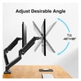 thumbnail image 3 of Dual Monitor Stand Expandable Display Bracket Arm Desk Mount for 13 to 32Inch Computer Screens ,Adjustable, 3 of 5