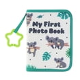 thumbnail image 1 of Album de fotos, álbum familiar,libro de tela con fotos de bebé,Regalos Almacenamiento de fotografías para niños recién nacidos, álbum de fotos Familia Amigos verde, 1 of 9