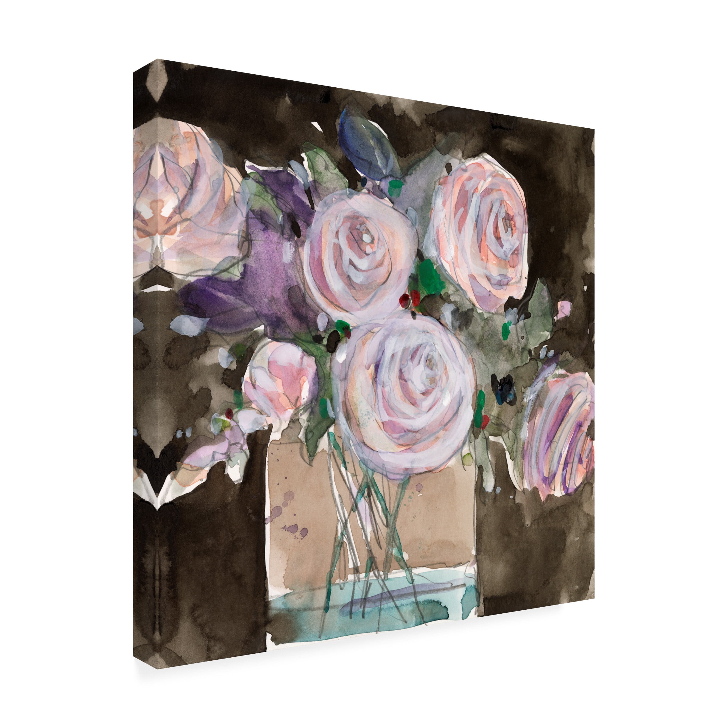Samuel Dixon 'Rose Clippings II' Canvas Art