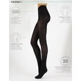 thumbnail image 2 of CALZITALY Opaque Microfiber Tights | Soft Thick Pantyhose | Black, Beige | S, M, L, XL | 100 DEN | Made in Italy (XL, Black), 2 of 4