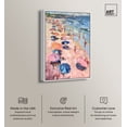 thumbnail image 2 of Beach Side Joys Colorful Coastal Wall Art Canvas Wall Art by Art Remedy, White Floater Frame, 37" x 55", 2 of 6