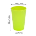 thumbnail image 2 of YWIYIUD 2 Pcs Gobelets Colorés Réutilisables et Légers Empilables pour la Maison Extérieur Restaurant Café Lait Jus Thé Camping et Randonnée pour Adultes et Ados, 2 of 8