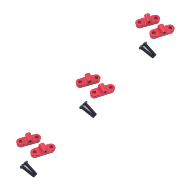 Scienceny Soporte de coche con Control remoto de 2 piezas reemplazo de Base de montaje trasero de modificación de Metal para WLtoys 12423 12427 Type1 NO1