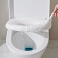 thumbnail image 2 of AFQH Winter Plush Toilet Seat Cover with Handle - Soft, Washable & Cozy Comfort!, 2 of 11