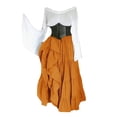 thumbnail image 1 of Vestido irregular de manga larga con cuello redondo y cinturón para mujer Pompotops  hdfakjf9912, 1 of 4