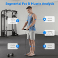 thumbnail image 3 of Lepulse 8-Electrode Smart Body Fat Scale, Full Body Composition Analyzer with App, BMI, Muscle Mass, 20 Metrics, Rechargeable Digital Bathroom Scale, 3 of 8