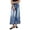 Blue, variant on Gpoecd Ladies Pants Casual Embroidered Jeans Stretchy Ankle Length Comfortable Loose Fit Trousers with Floral Design for Daily Style Denim Pants for Women Black,XL