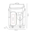 thumbnail image 5 of Paquete 7 piezas Mochila compartimento para laptop negro 31.5 x 49 x 18, 5 of 5