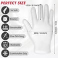 thumbnail image 5 of 10 Pairs White Cotton Gloves for Women Men Moisturizing Gloves Overnight Bedtime Heal Eczema Sleeping Lotion Hand Spa Treatment Gloves Repair Rough Cracked Dry Chapped Hands Skin, 5 of 5