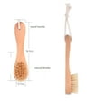 thumbnail image 3 of Natural Bristles Wooden Face Cleaning Brush Pack of 2, 3 of 6