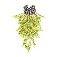 thumbnail image 1 of Corona de Lágrima de Flores Artificiales, Accesorio para Fotos de Primavera Y Verano, Decoración Colgante Reutilizable para Oficina, Interior, Exterio Amarillo, 1 of 8