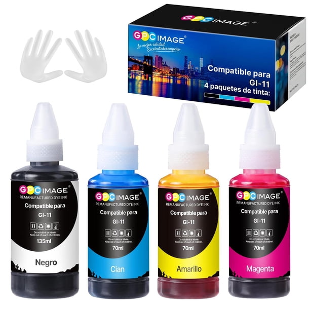 Botella de Tinta GPC Image Negra Reemplazo Compatible para Canon Pixma G2160 G3160 Impresoras
