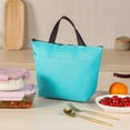 QBGSAY Lunch Bag Solid Color Lightweight Insulated Bag Foldable opux-lunch-bag-insulated-lunch-box-for-women-men-kids-medium