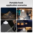 thumbnail image 5 of 2-Pack Rechargeable LED Camping Lantern 2400mAh IPX5 Waterproof Outdoor Emergency Light, 5 of 9
