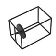 thumbnail image 6 of Rectangular Candle Holder Hand Crafted Iron Geometric Hurricane Candle Holder For Office TV Cabinet, 6 of 21