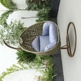 thumbnail image 2 of HomeStock Tuscan Treats Wicker Hanging Egg Swing Chair, 2 of 5