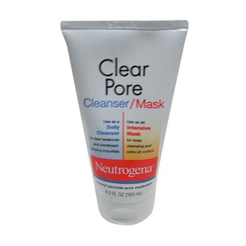 Neutrogena Clear Pore Cleanser/Mask 4.2 Oz, 3 Pack