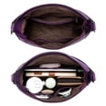 thumbnail image 6 of Montana West Hobo Bags for Women Top Handle Satchel Shoulder Purse Bucket Handbag, A-Purple, 6 of 7