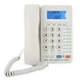 thumbnail image 1 of C199 Fixed Telephone Home Wired Landline Business Office Corded Phone Desk Large DisplayWhite, 1 of 8