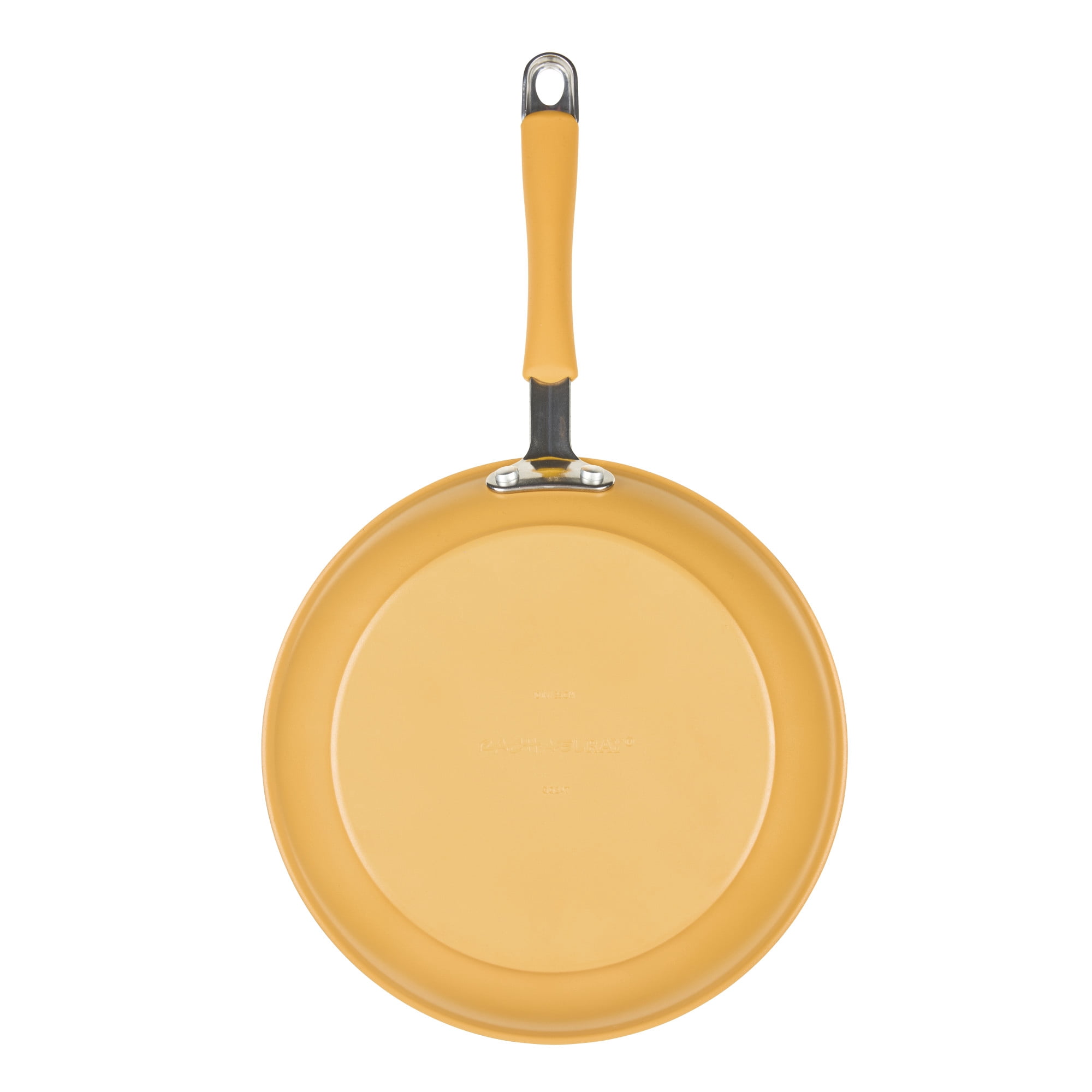 Rachael Ray Cucina Ceramic Nonstick Cookware Pots and Pans Set, 10-Piece, Turmeric Yellow