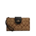 thumbnail image 1 of CARTERA COACH ORIGINAL CELULAR TECHPHONE WALLET SIGNATURE GOLD, 1 of 3