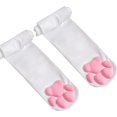 thumbnail image 1 of HSHDLDF Chaussettes Cuissardes Patte de Chat Golves Filles Femmes Cosplay Douces 3D Coussinet Patte Chaton Orteils Haricots Mitaines Bas Chaussettes Coussinet Patte de Chat, 1 of 7
