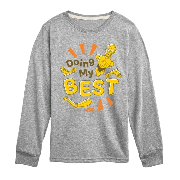Star Wars - Doing My Best - Toddler And Youth Long Sleeve Tee