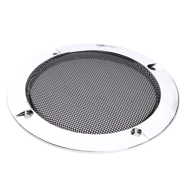 Carcasa Universal para Coche 4 "Subwoofer de Metal Negro para Parrilla