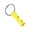 Yellow, variant on Flying Discs Cleaning Tool With Keyring Durability Multifunctional Discs Care Tool For Camping Accessories