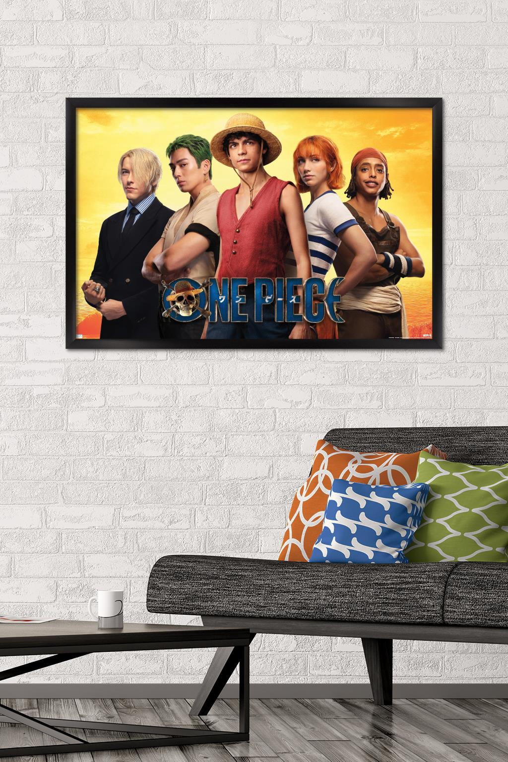 Netflix One Piece - Collage Wall Poster, 22.375" x 34" Framed