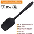 thumbnail image 3 of Silicone Dough Scraper Set, High Quality Silicone Spatula Small Heat Resistant Non Stick Rubber Spatulas Bpa Free Silicone Spatula Seamless One-Piece Design For Baking Or Cooking, 3 of 6