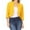 Yellow, variant on under $15 Turilly Women's Coats and Jackets Women's Fashion Mid Sleeve Color Casual Jacket Business Small Suit Women Suit Jacket