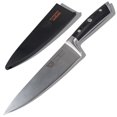 thumbnail image 1 of Dalstrong Chef Knife - 8 inch Blade - Forged HC German Steel Chef's Knife - Full Tang - Black G10 Handle - Gladiator Series ELITE - Razor Sharp Kitche, 1 of 7