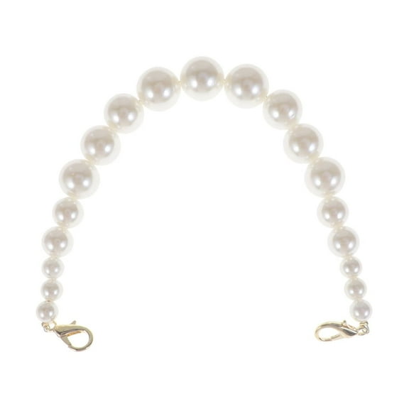 30 Cm Purse Clutches Pearl Handle Shoulder Purse Strap Handbag Handle Replacement Chain Strap Purse Handbag Accessories